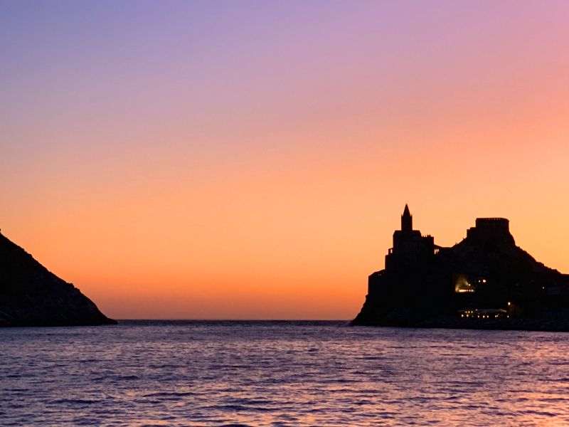 portovenere al tramonto